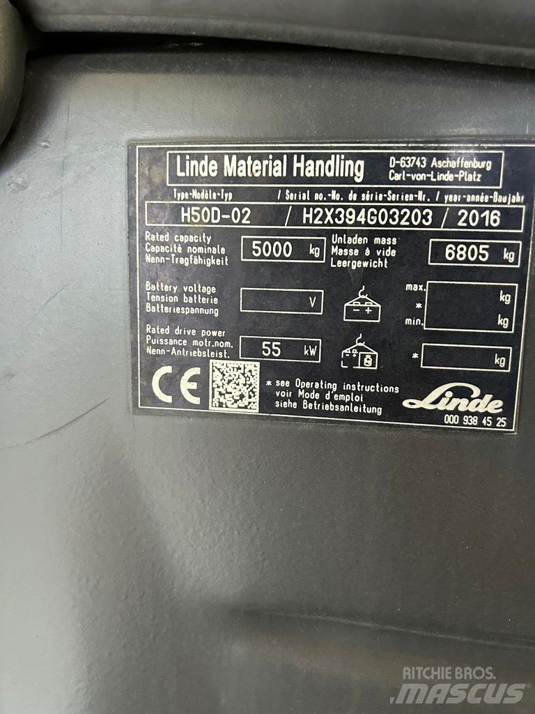 Linde H50D-02 EVO شاحنات الديزل