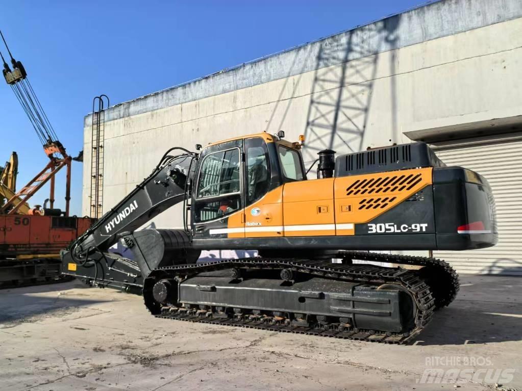 Hyundai R305LC-9T حفارات زحافة