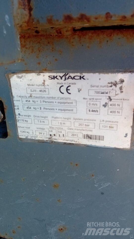 SkyJack SJ4626 رافعات مقصية الشكل