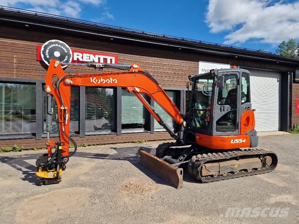 Kubota U 55-4 حفارات صغيرة أقل من 7 طن (حفارات صغيرة)