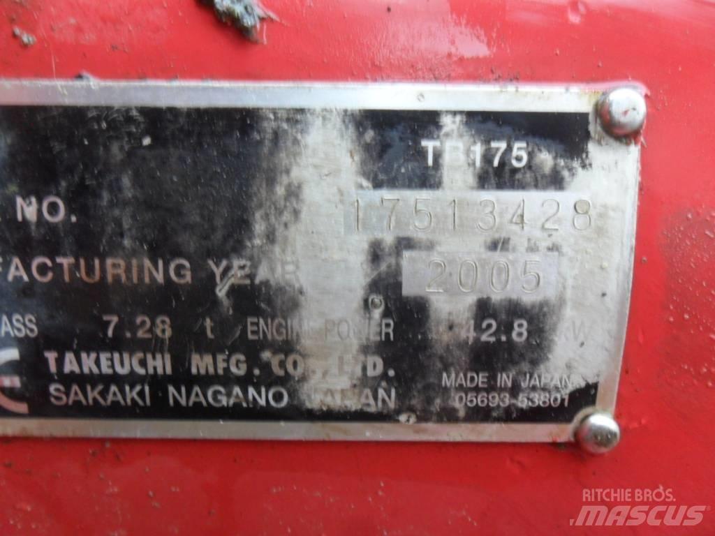 Takeuchi TB175 حفارات وسط 7 طن - 12 طن