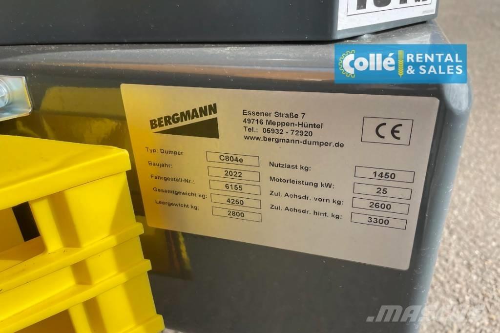 Bergmann C804e | 2022 عربات نقل قلابة للمواقع