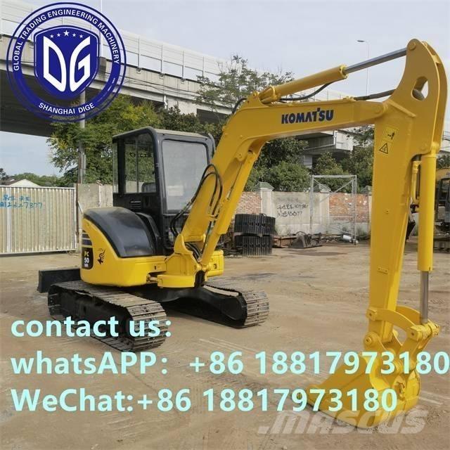 Komatsu PC 50 MR حفارات صغيرة أقل من 7 طن (حفارات صغيرة)