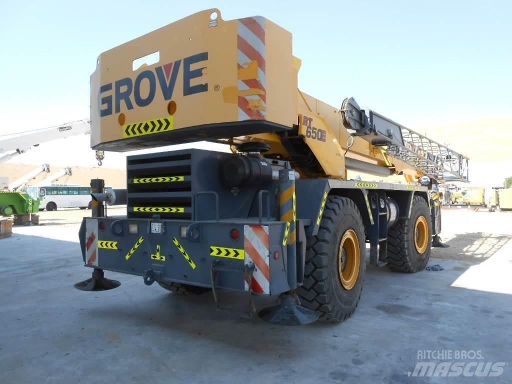 Grove RT 650 E رافعات الطرق الوعرة
