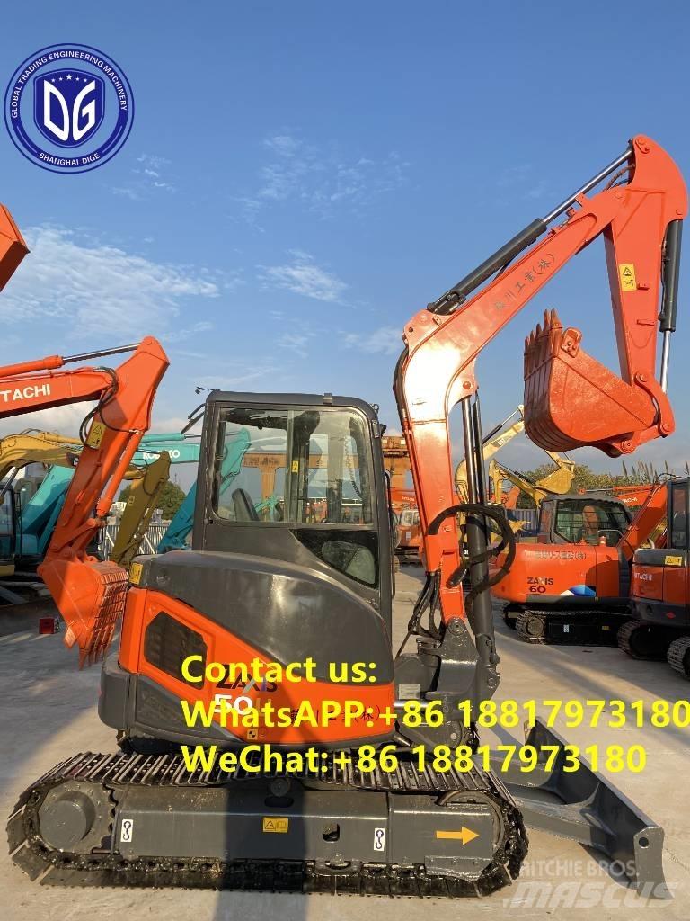 Hitachi ZX 50 U حفارات صغيرة أقل من 7 طن (حفارات صغيرة)