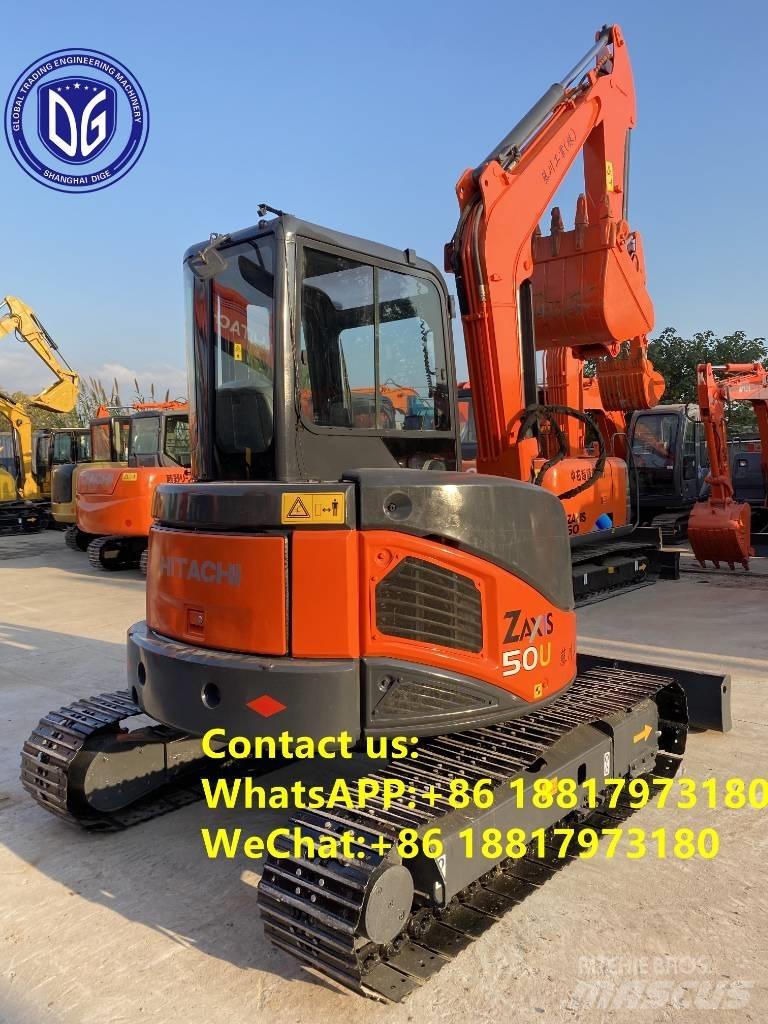 Hitachi ZX 50 U حفارات صغيرة أقل من 7 طن (حفارات صغيرة)