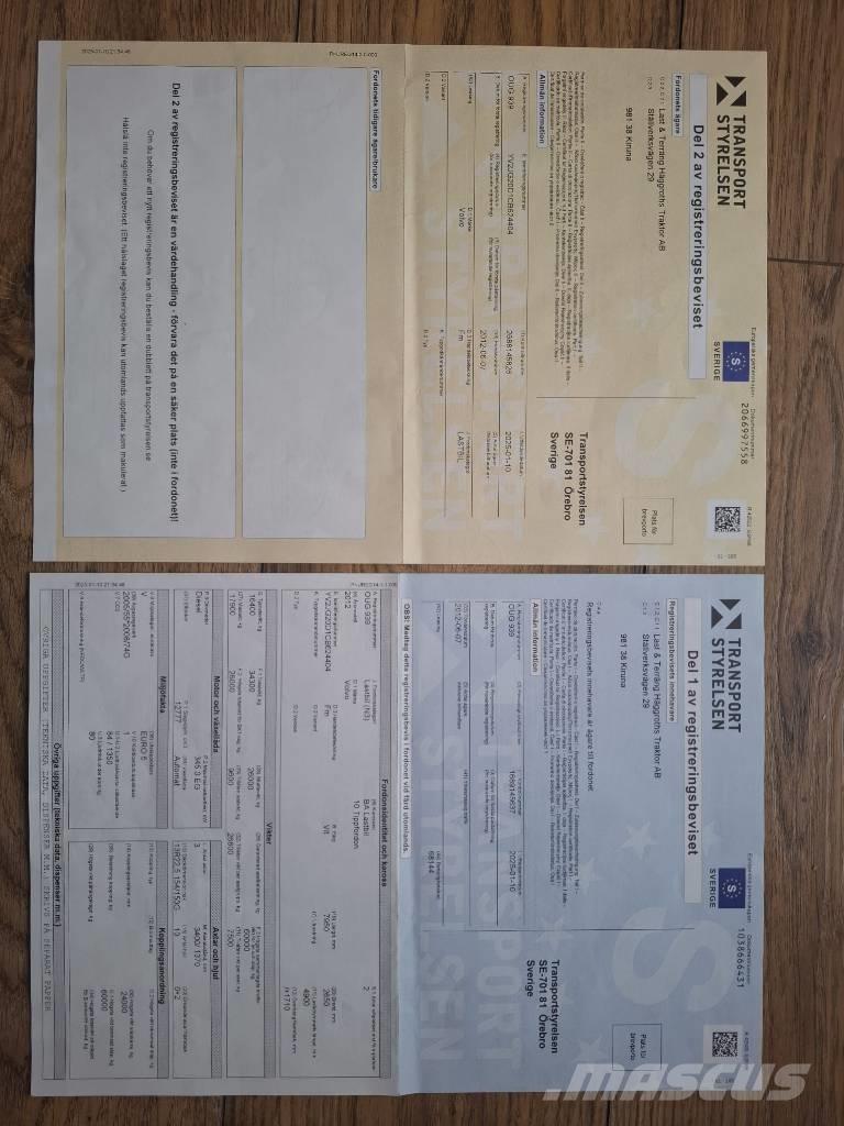 Volvo FM 460 شاحنات قلابة