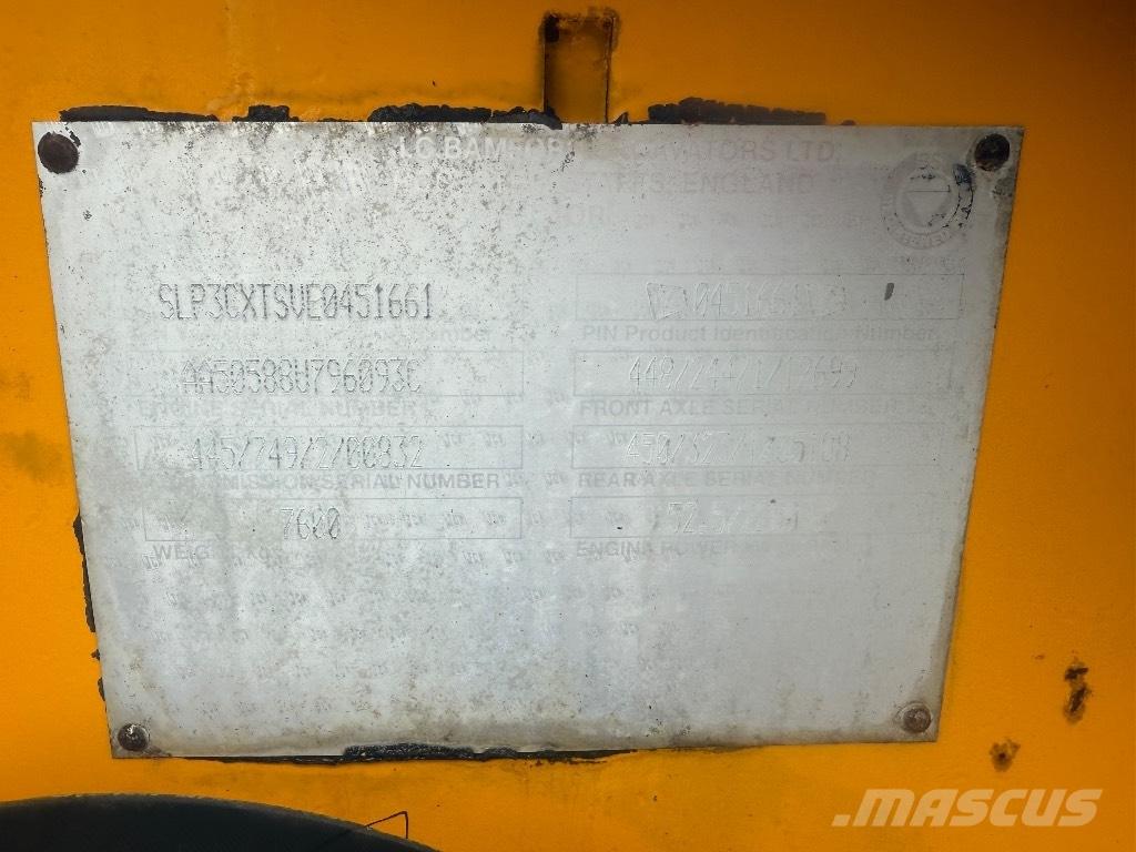 JCB 3 CX SM لوادر ذات جرافات عكسية