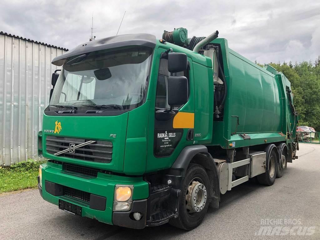 Volvo FE 280 6X2 شاحنات المخلفات