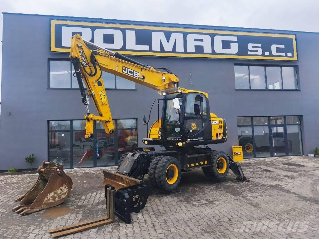 JCB JS 145 W حفارات بعجل