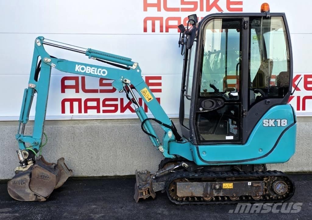 Kobelco SK 18 حفارات صغيرة أقل من 7 طن (حفارات صغيرة)