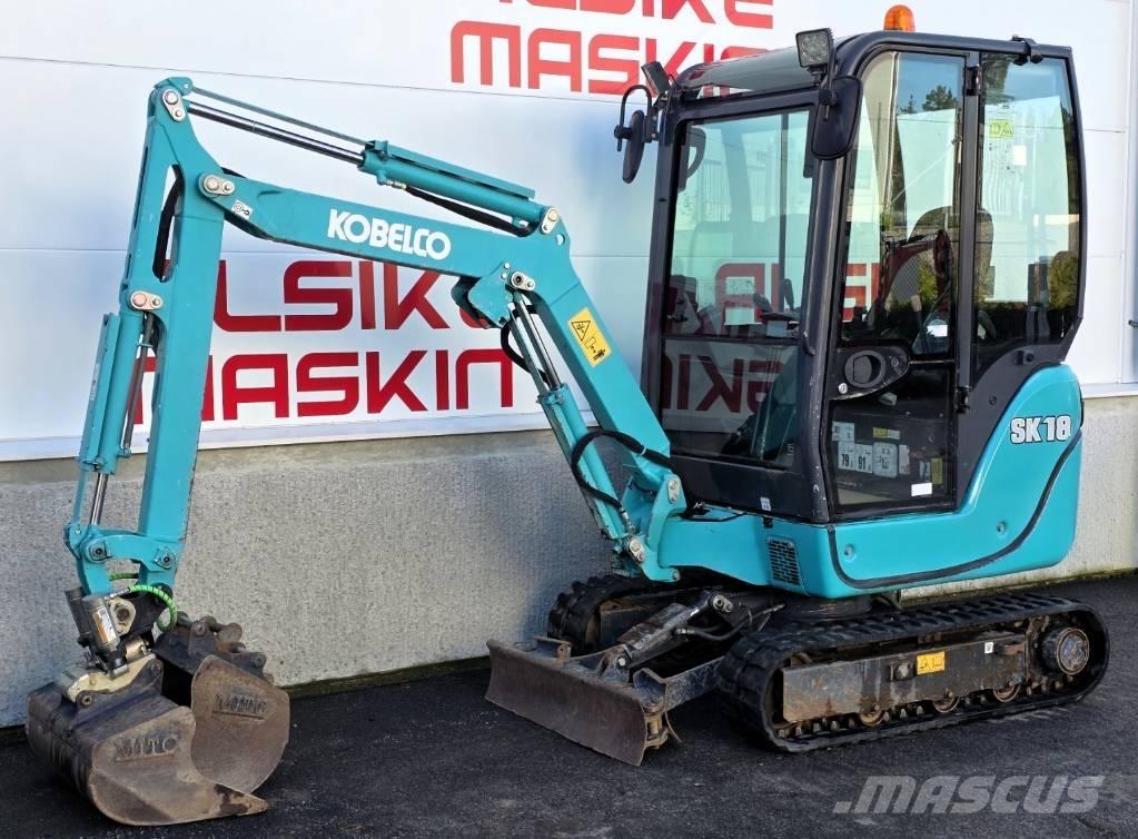Kobelco SK 18 حفارات صغيرة أقل من 7 طن (حفارات صغيرة)