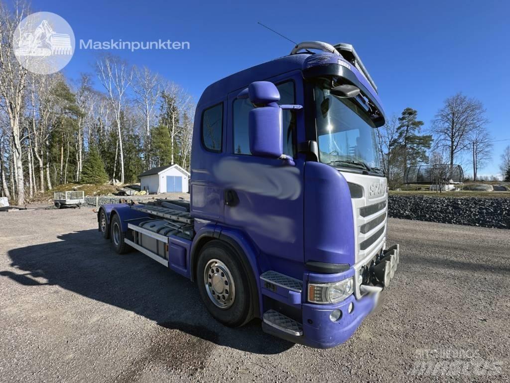 Scania G 480 شاحنات الرافعات الخطافية