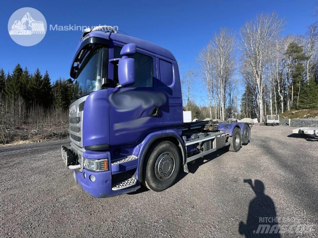 Scania G 480 شاحنات الرافعات الخطافية