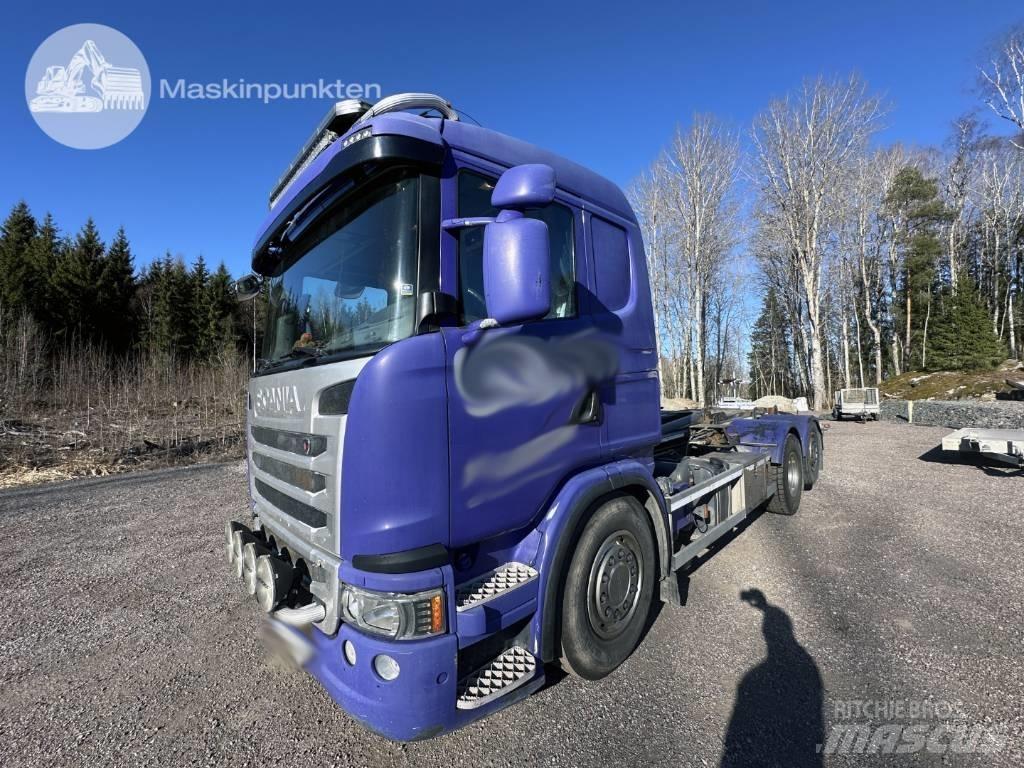 Scania G 480 شاحنات الرافعات الخطافية