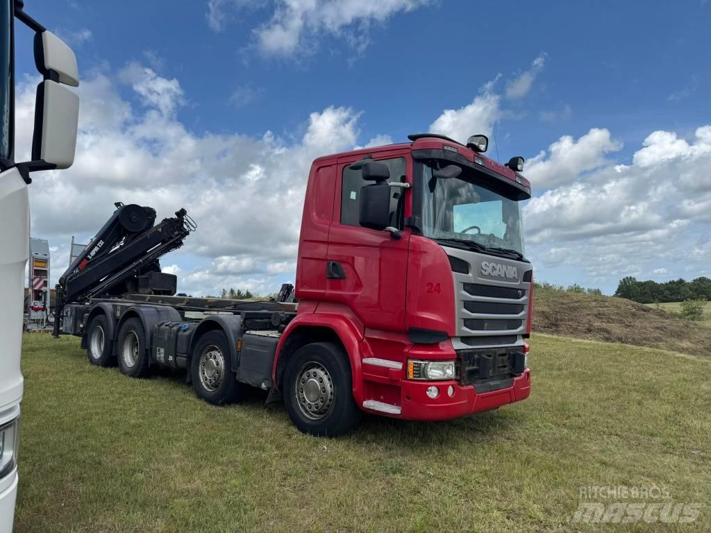 Scania R 490 شاحنات الرافعات