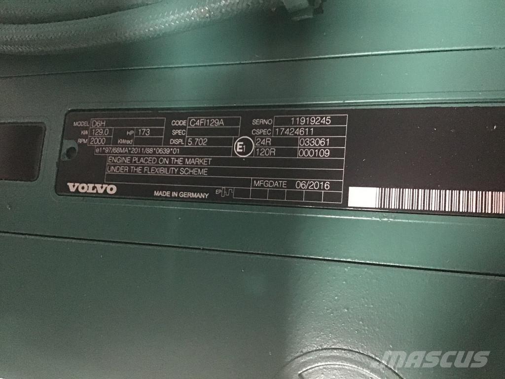 Volvo D6H NEW محركات