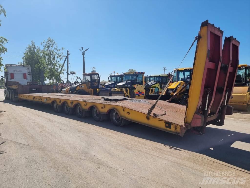 King Tromco Trailers نصف مقطورة مسطحة منخفضة