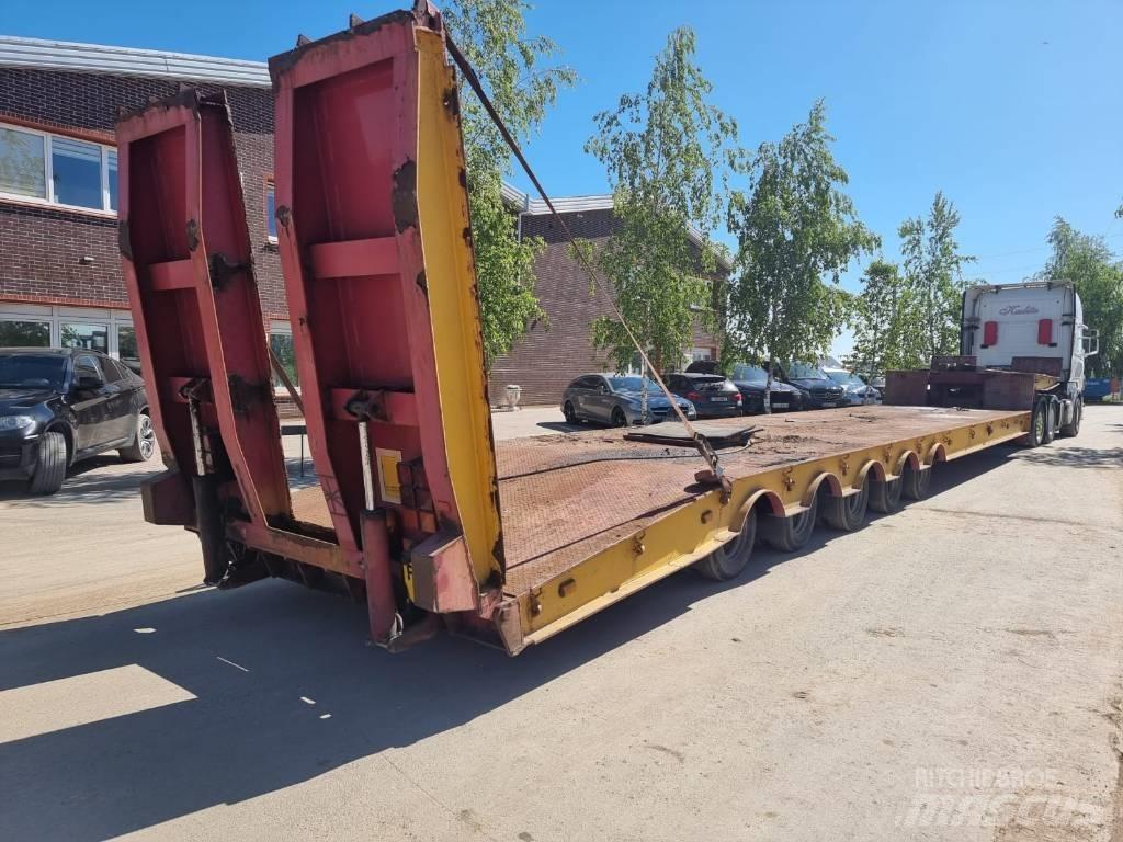 King Tromco Trailers نصف مقطورة مسطحة منخفضة