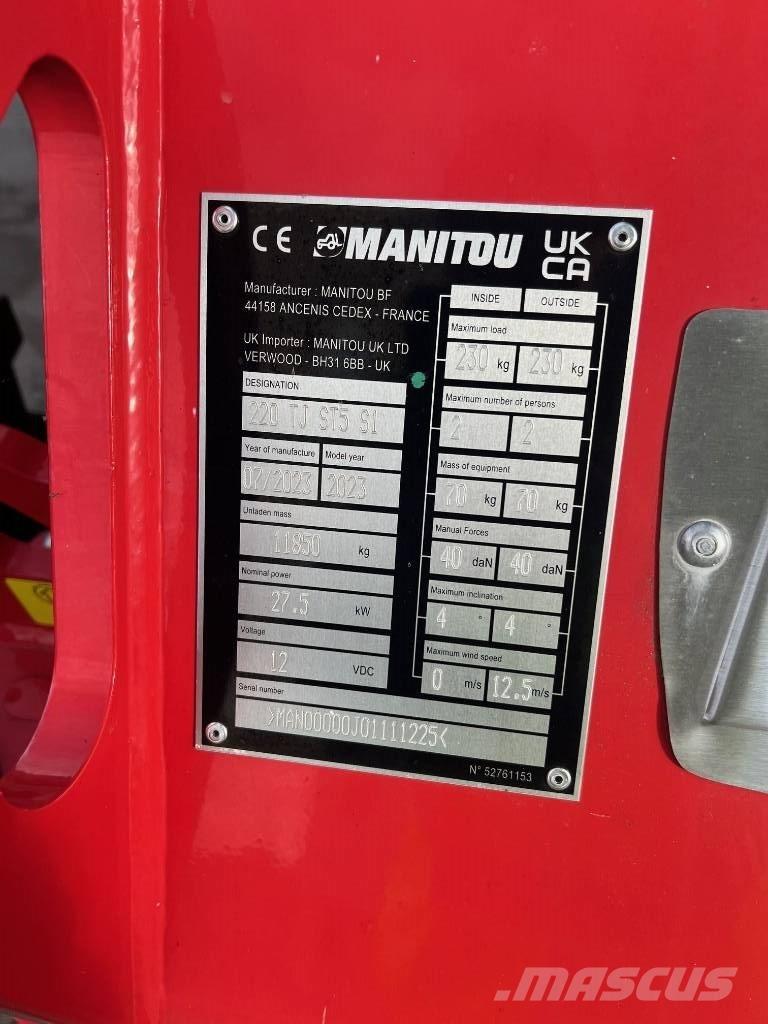 Manitou 220 TJ رافعات سلة مفصلية