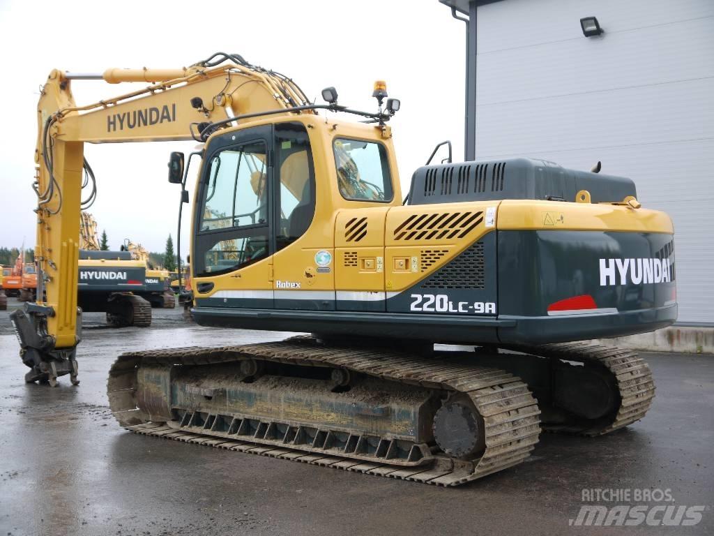 Hyundai R 220 LC-9A حفارات زحافة