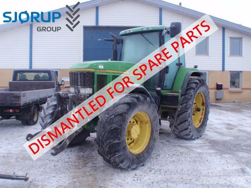 John Deere 7600 الجرارات
