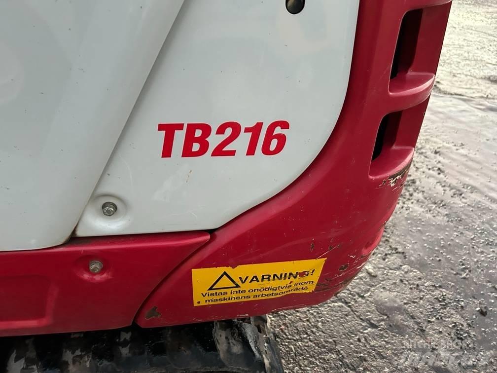 Takeuchi TB 216 حفارات صغيرة أقل من 7 طن (حفارات صغيرة)