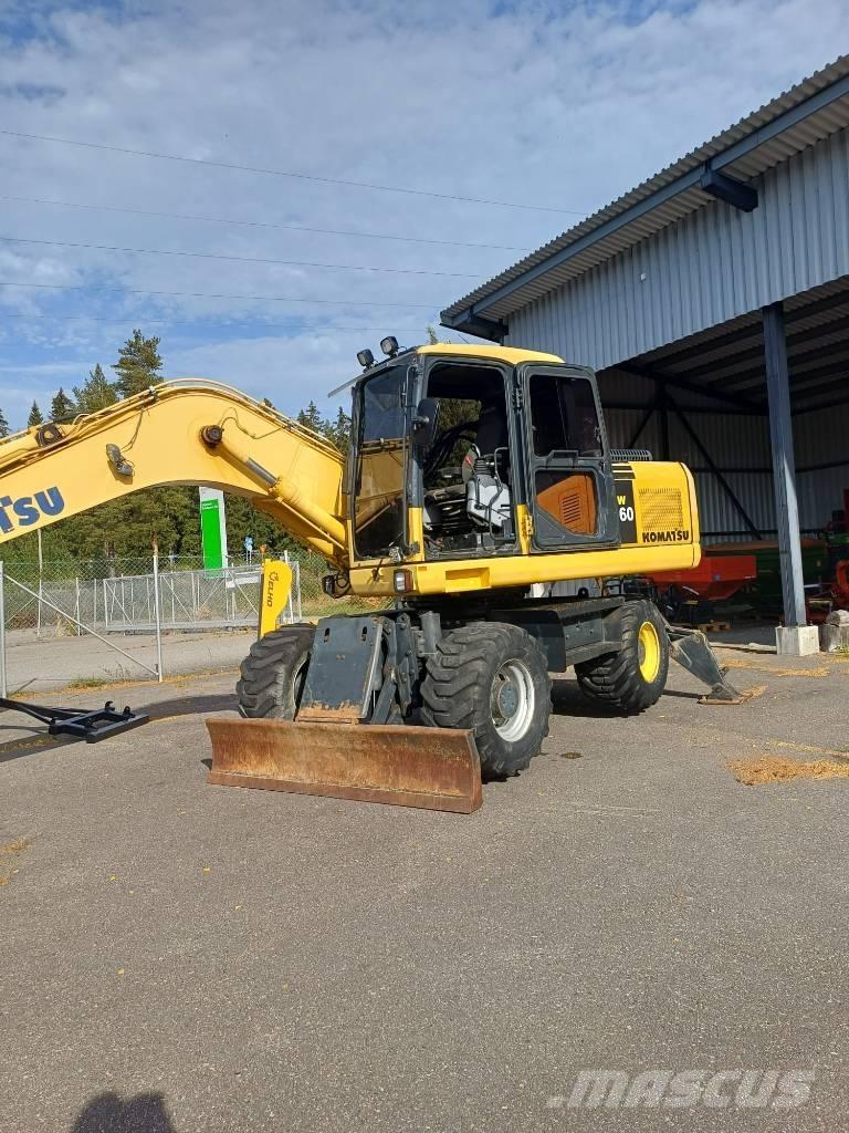 Komatsu PW 160-7-4x4 حفارات بعجل