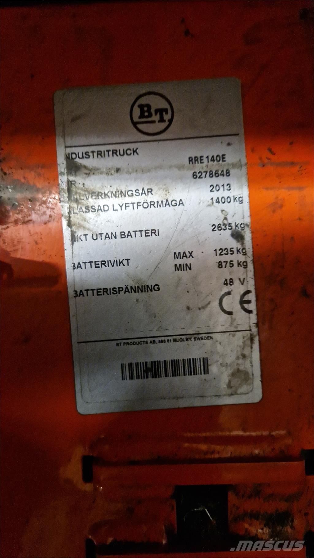 BT RRE140E شاحنة مناولة