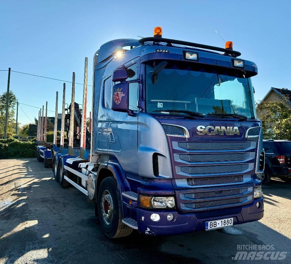 Scania R 500 شاحنات أشجار