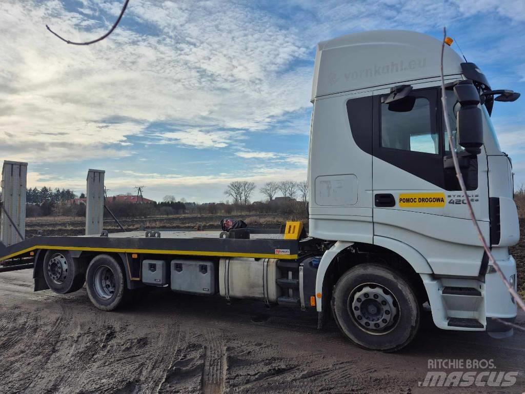 Iveco Stralis 420 شاحنات مسطحة / أوناش