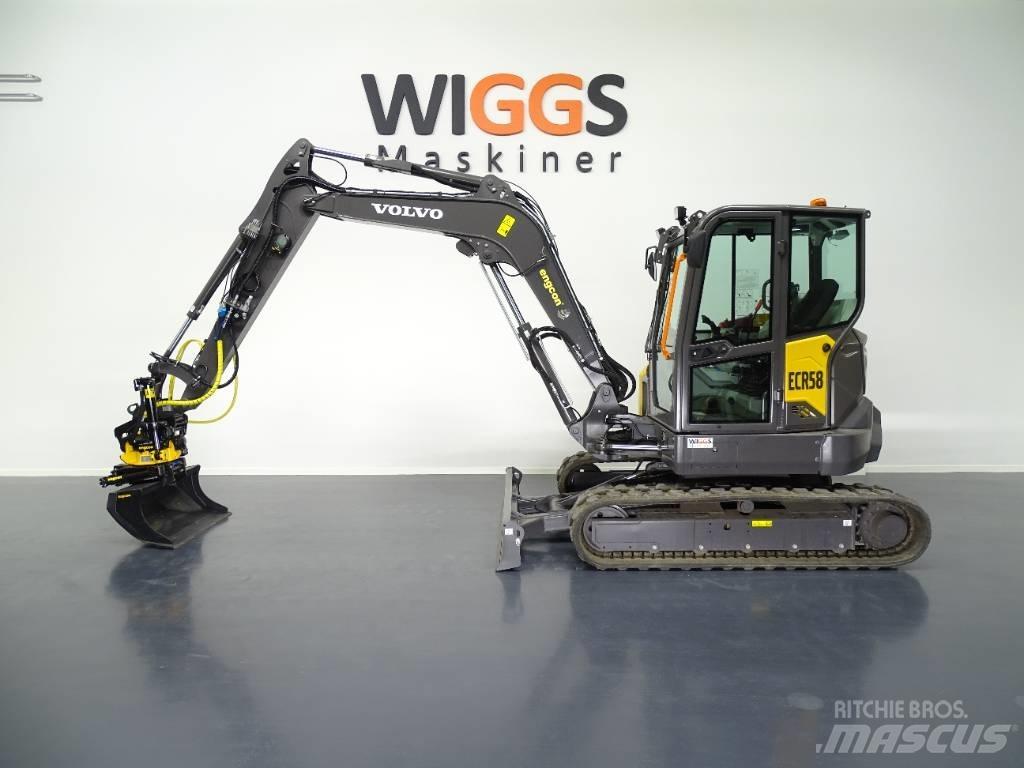 Volvo ECR58F حفارات صغيرة أقل من 7 طن (حفارات صغيرة)