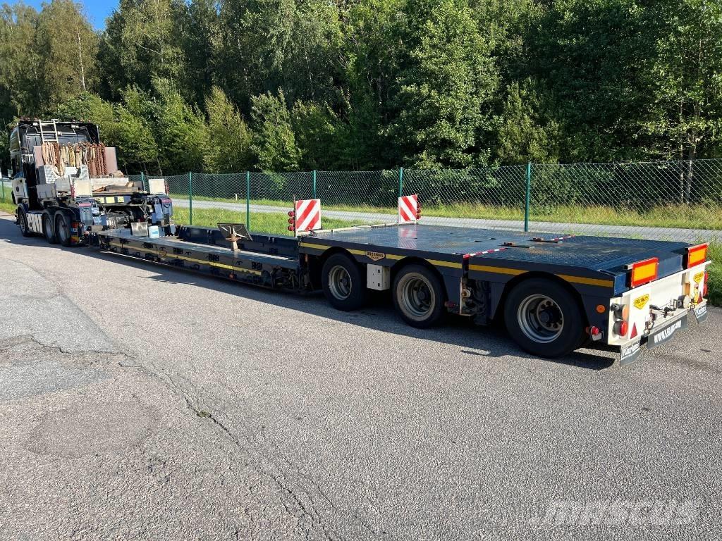Broshuis Low loader نصف مقطورة مسطحة منخفضة