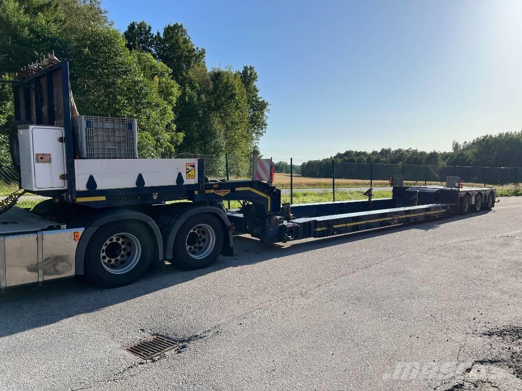 Broshuis Low loader نصف مقطورة مسطحة منخفضة