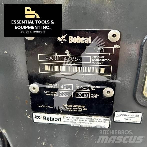 Bobcat E50 حفارات صغيرة أقل من 7 طن (حفارات صغيرة)