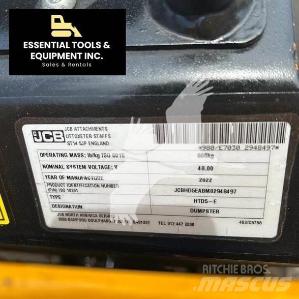 JCB HTD5E عربات نقل قلابة للمواقع