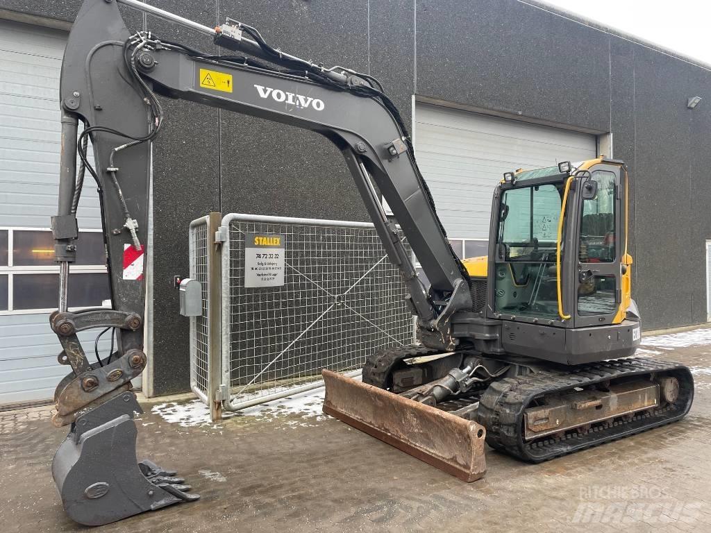 Volvo ECR88D حفارات وسط 7 طن - 12 طن