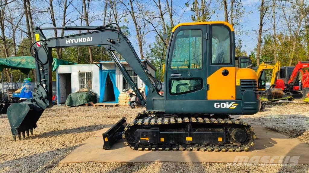 Hyundai R60VS حفارات صغيرة أقل من 7 طن (حفارات صغيرة)