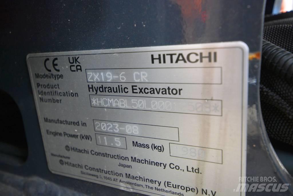 Hitachi ZX 19-6 حفارات صغيرة أقل من 7 طن (حفارات صغيرة)