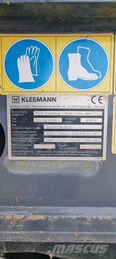Kleemann MC110i Evo2 جراشات