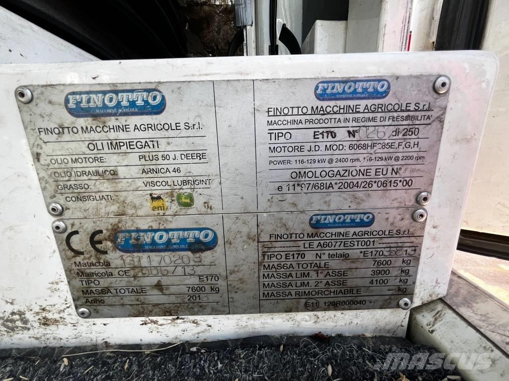  Finotto E170 معدات رش أسمدة