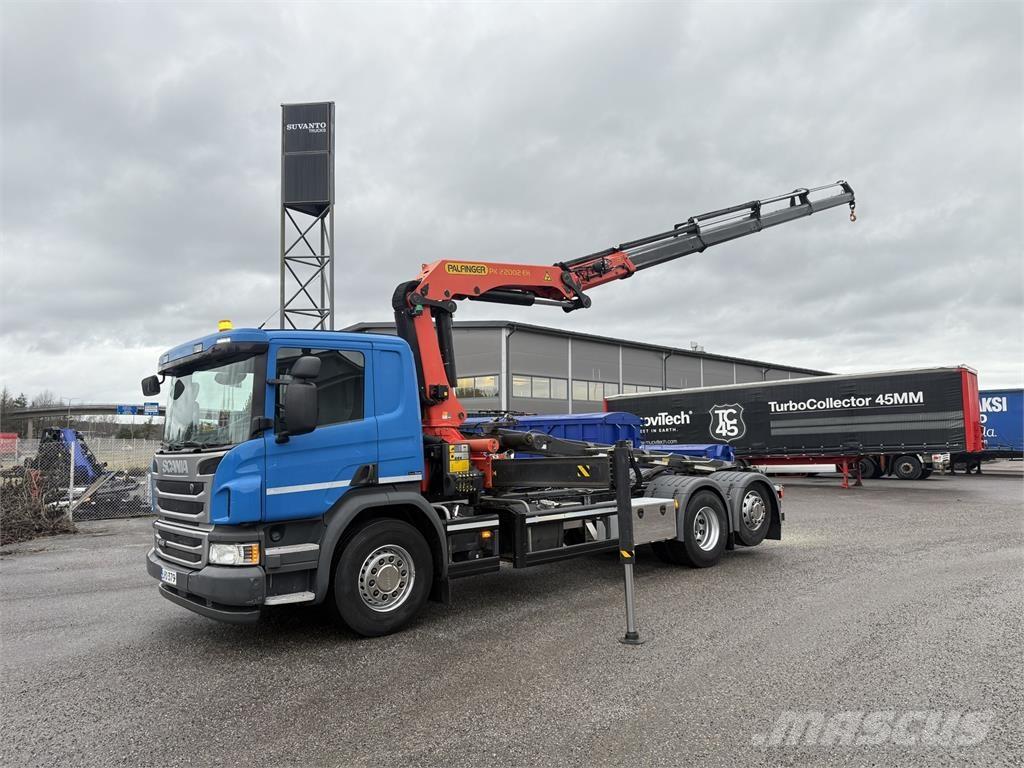 Scania P 410 6X2 شاحنات الرافعات