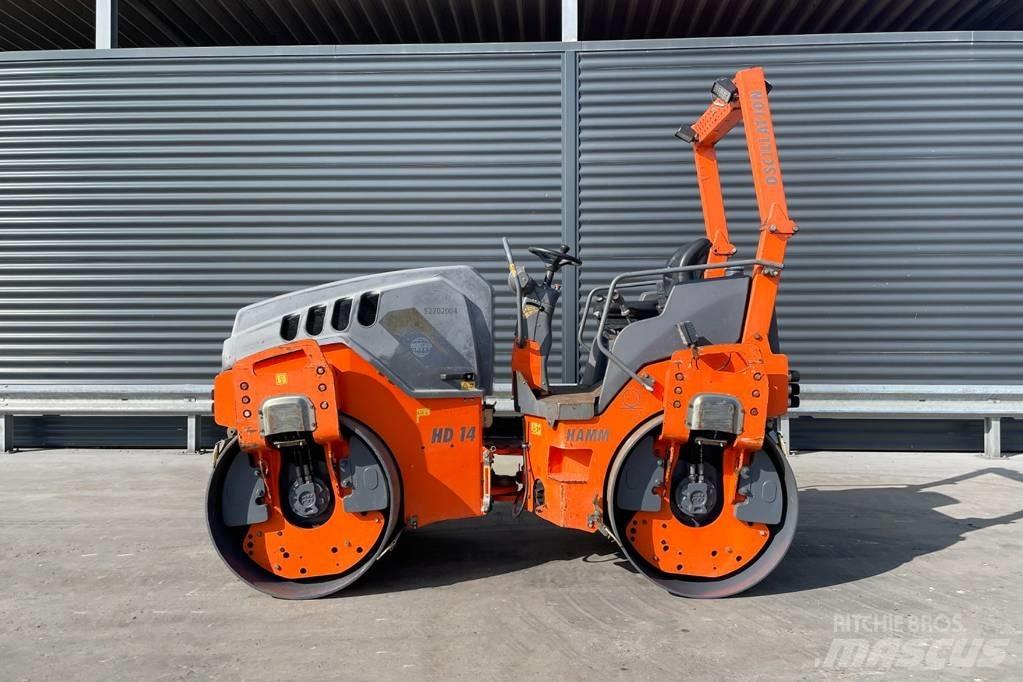 Hamm HD 14 VV مداحل ثنائية الاسطوانة