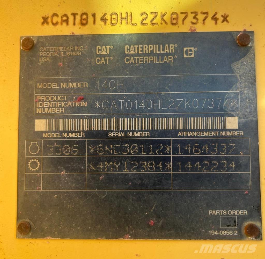 CAT 140 H معدات تمهيد الطرق