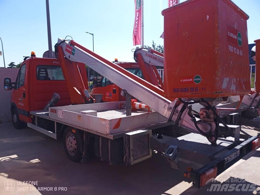 Multitel 160 Alu المنصات الهوائية المثبتة على شاحنة