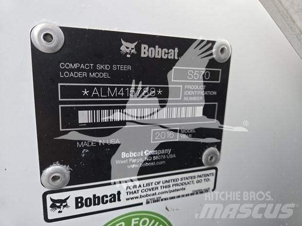 Bobcat S570 لوادر انزلاقية التوجيه