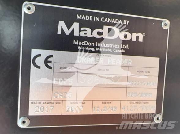 MAC DON FD75S رؤوس الحصادات الدراسات
