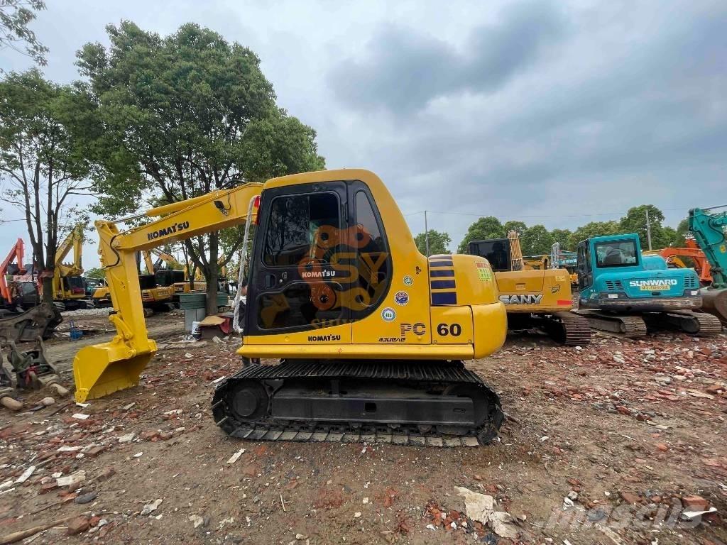 Komatsu PC 60 حفارات صغيرة أقل من 7 طن (حفارات صغيرة)