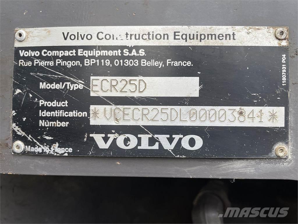 Volvo ECR25 حفارات بعجل