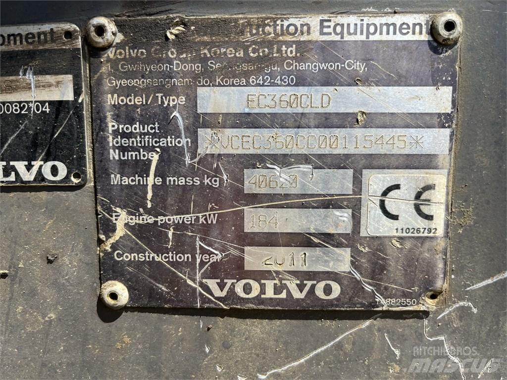 Volvo EC 360 C LD حفارات زحافة